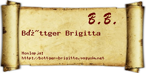 Böttger Brigitta névjegykártya